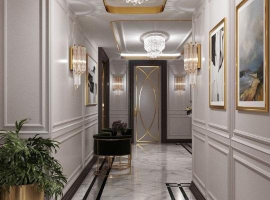 Villa Koridor Dekorasyon Tasarımı
