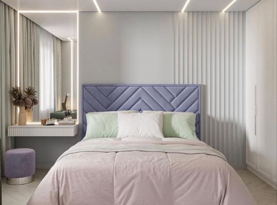 Modern Tavan Led Ve Yatak Başı Tasarımı