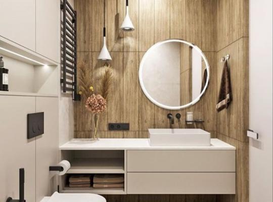 Modern Küçük Banyo Dekorasyonu