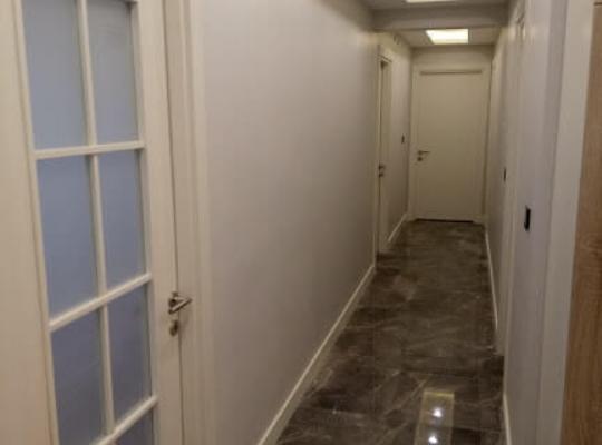 Koridor seramik ve tavan led uygulaması