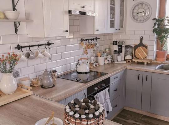 Villa Country Açık Mutfak Dekorasyonu